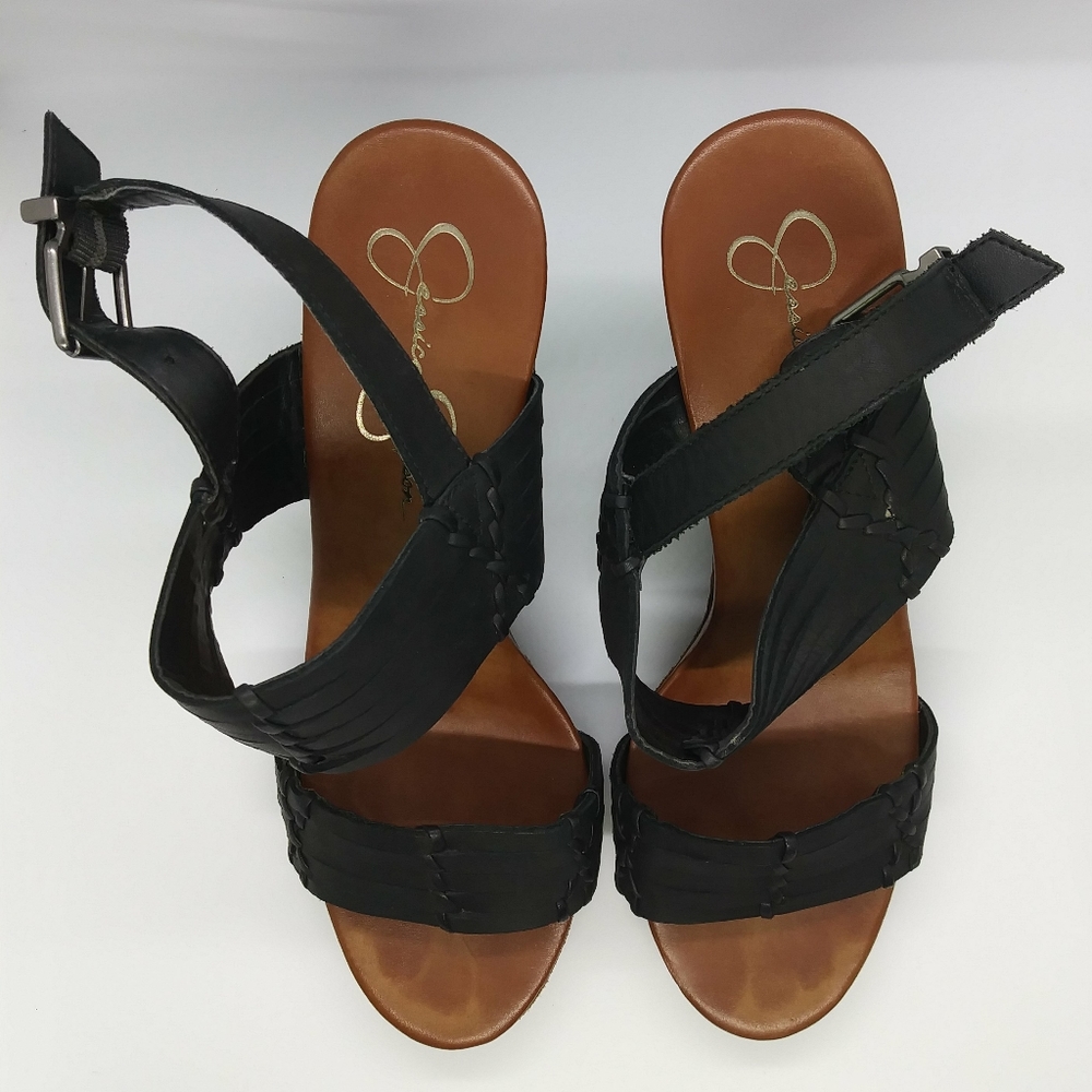 Jessica Simpson Platform Wedge Heels size 10 - Picture 3 of 8